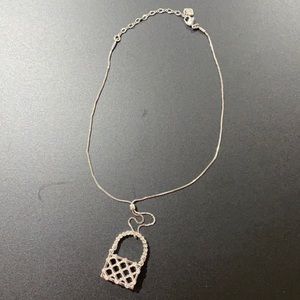 24kt GP Necklace - 22” chain and purse pendant